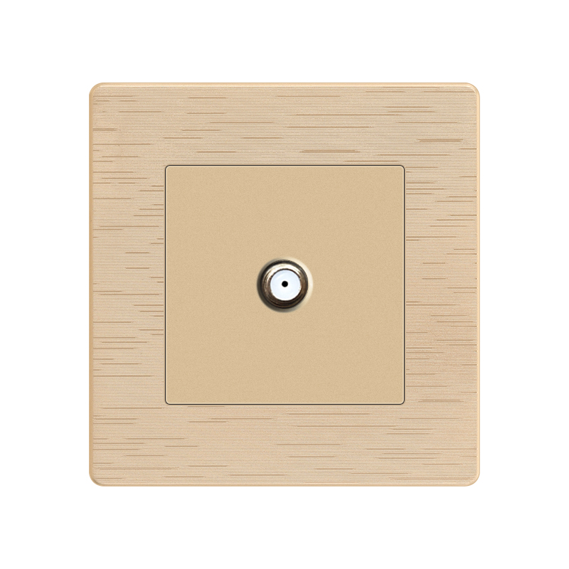 Plastics Socket SK-Satellite socket-Gold